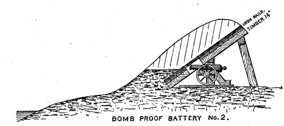 Bom Proof on Cummings Point, Charleston Harbor, February 1861, South Carolina