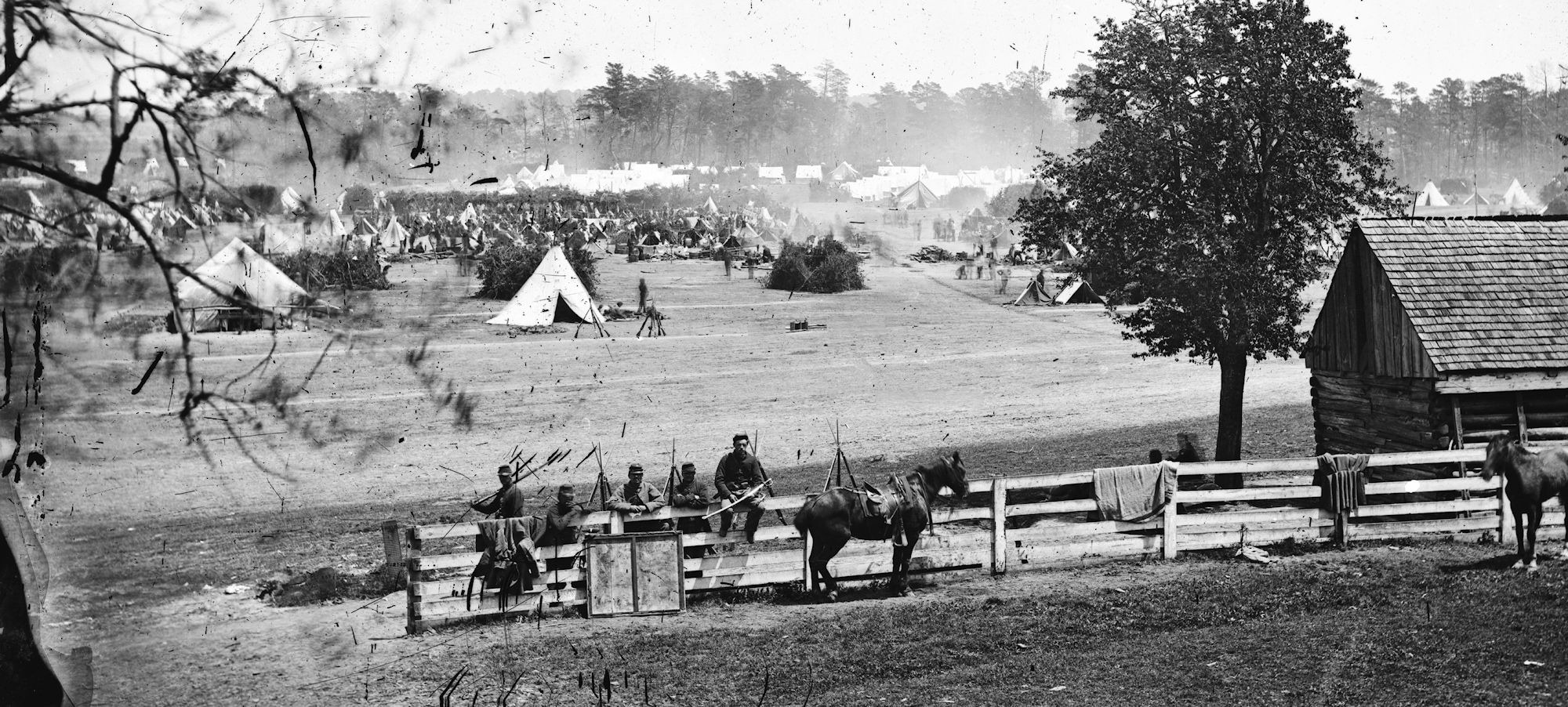 McClellan Headquarters at Camp Winfield Scott New Civil War Photo 6 Sizes! 