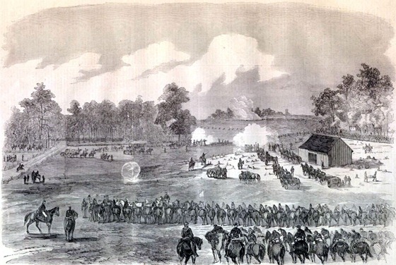 From Harper's Weekly June 21, 1862 - The Army of the Potomac—Commencement of the Battle of Hanover Court House,
