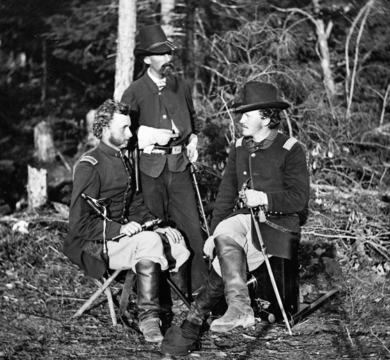 The Peninsula, Va. Lts. George A. Custer, Nicolas Bowen, and William G. Jones