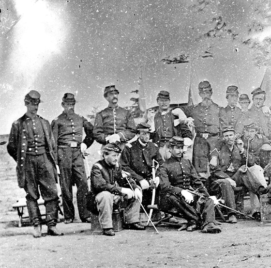 Group of officers 1st Rhode Island Light Artillery