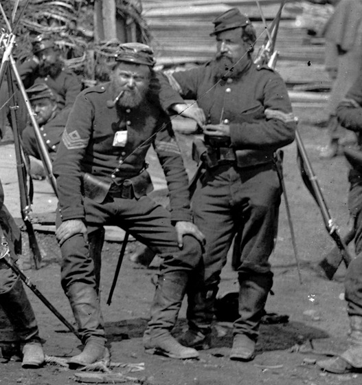 Manassas, Va. Men of Co. C, 41st New York Infantry - 1