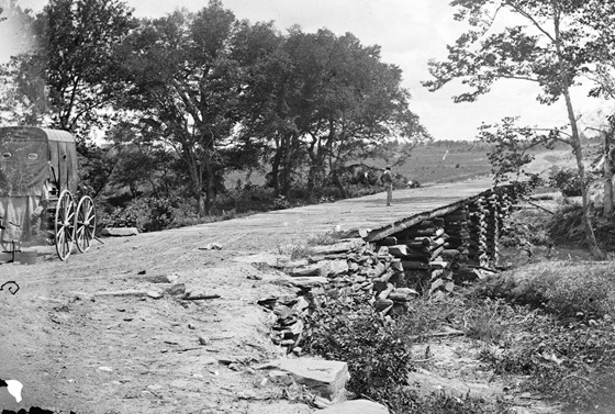 1862 August Bull Run, Va. New bridge built by McDowell's engineers