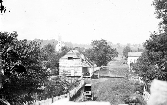 1862-09 Sharpsburg, Md. View with Episcopal church in distance