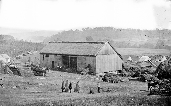 Smith's barn, used as a hospital after the battle of Antietam