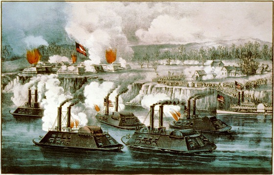 Bombardment and capture of Fort Hindman, Arkansas Post, Ark. Jany