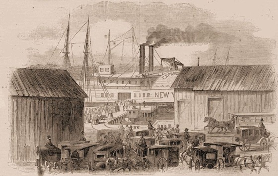 The Departure of Secesh Women for Richmond