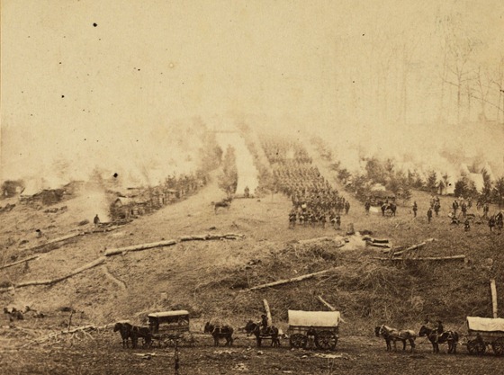 parade through camp 1863