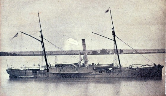 U.S.S. Genesee at Baton Rouge, La., March 1863