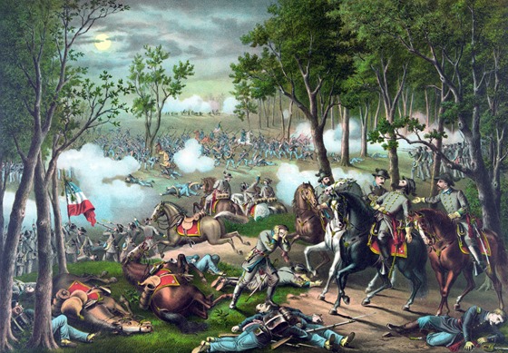 Battle of Chancellorsville and Wounding of Jackson