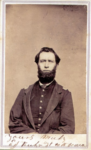 Captain Elbert J Kuhn, Indianola, Iowa, Company G, 10th Iowa Infantry.