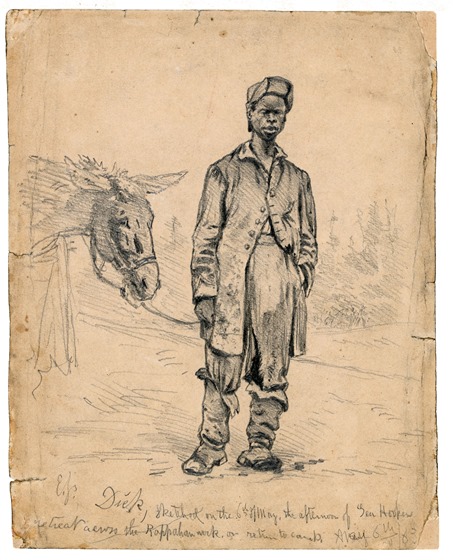 Dick,  sketched on the 6th of May, the afternoon of Gen. Hookers retreat across the Rappahannock.