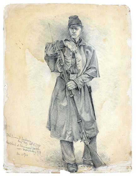 Forbes - Study of infantry soldier on guard 20516u after fade correction