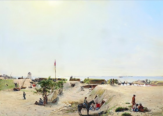 Fort Moultrie, Interior, September 16, 1863 by Conrad Wise Chapman