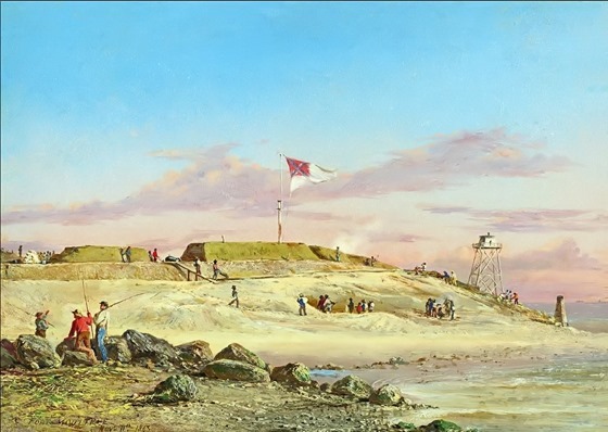 Fort Moultrie, November 11, 1863 - by Conrad Wise Chapman