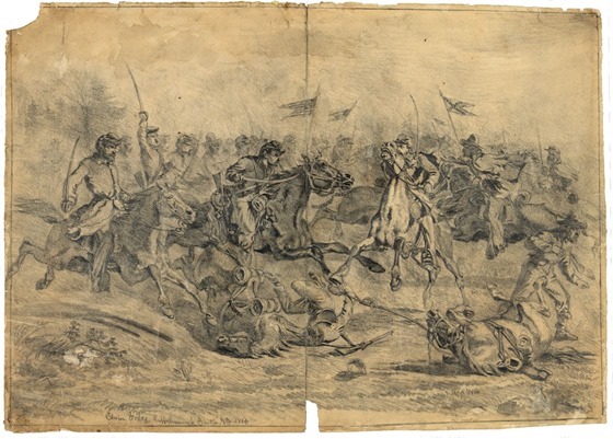 June 9 - Cavalry charge near Brandy Station, Va