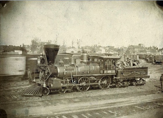 May Queen Locomotive, US Military Railroad complex at Alexandria, Virginia