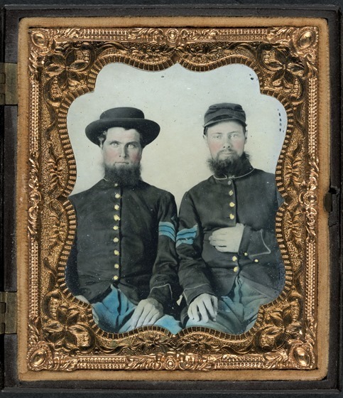 Two unidentified soldiers in Union sergeants' uniforms -- in case_thumb